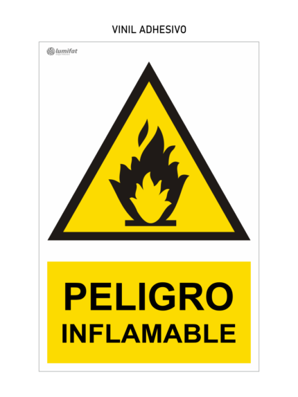 Señal Peligro Inflamable